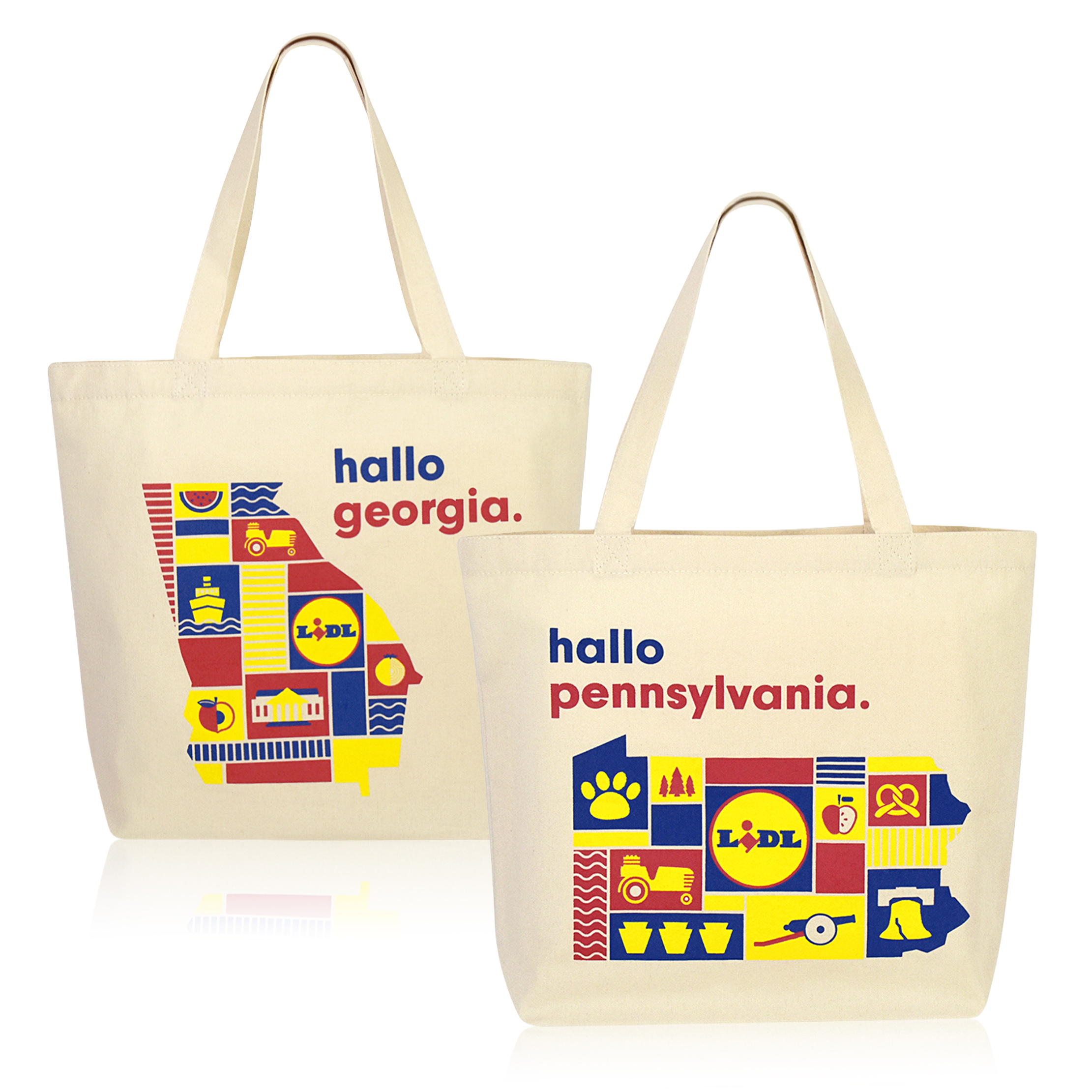 Full-Color Cotton Grocery Bag