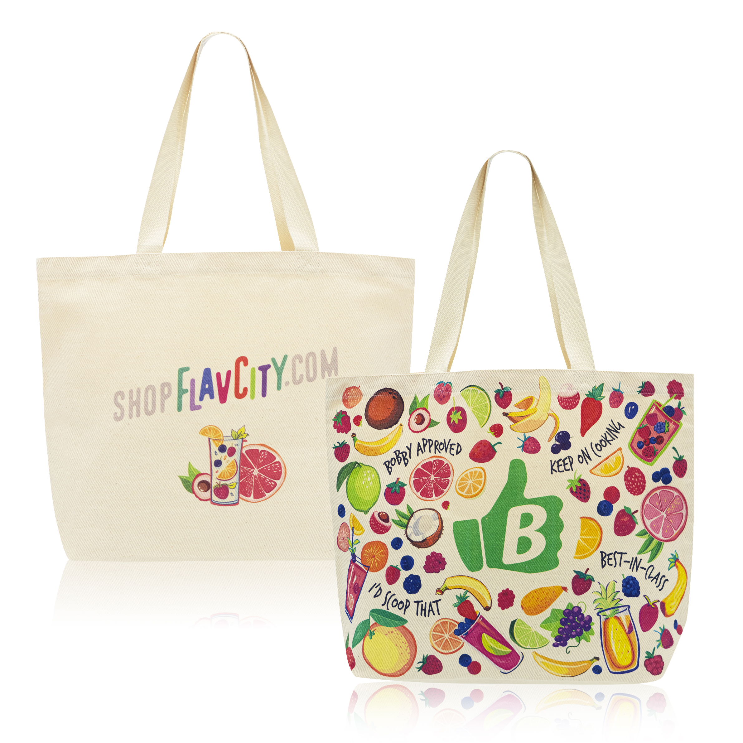 Natural Cotton Grocery Bag