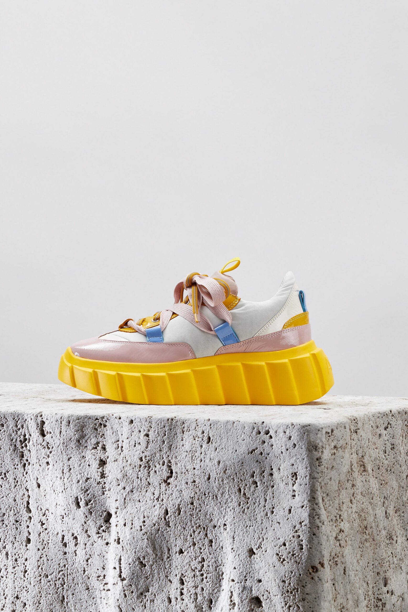 colorful layered shoes