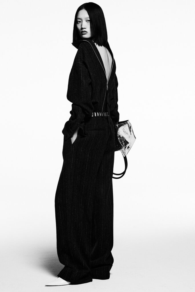 black denim relaxed jumpsuit