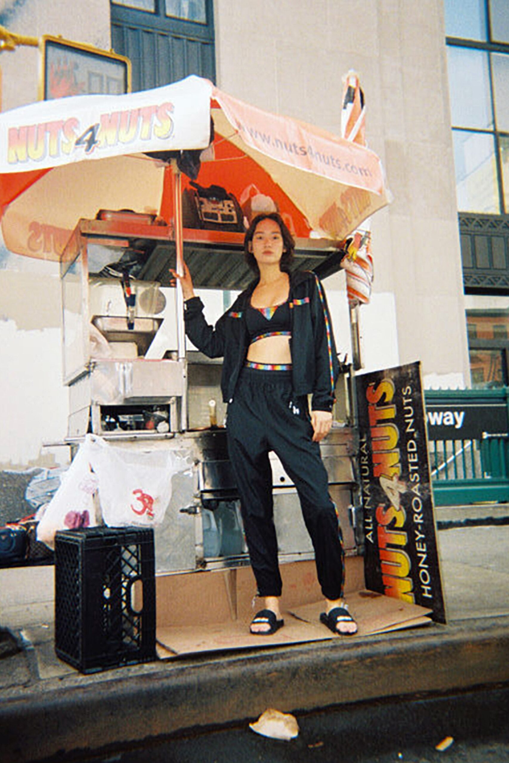 black relaxed jacket and pants
