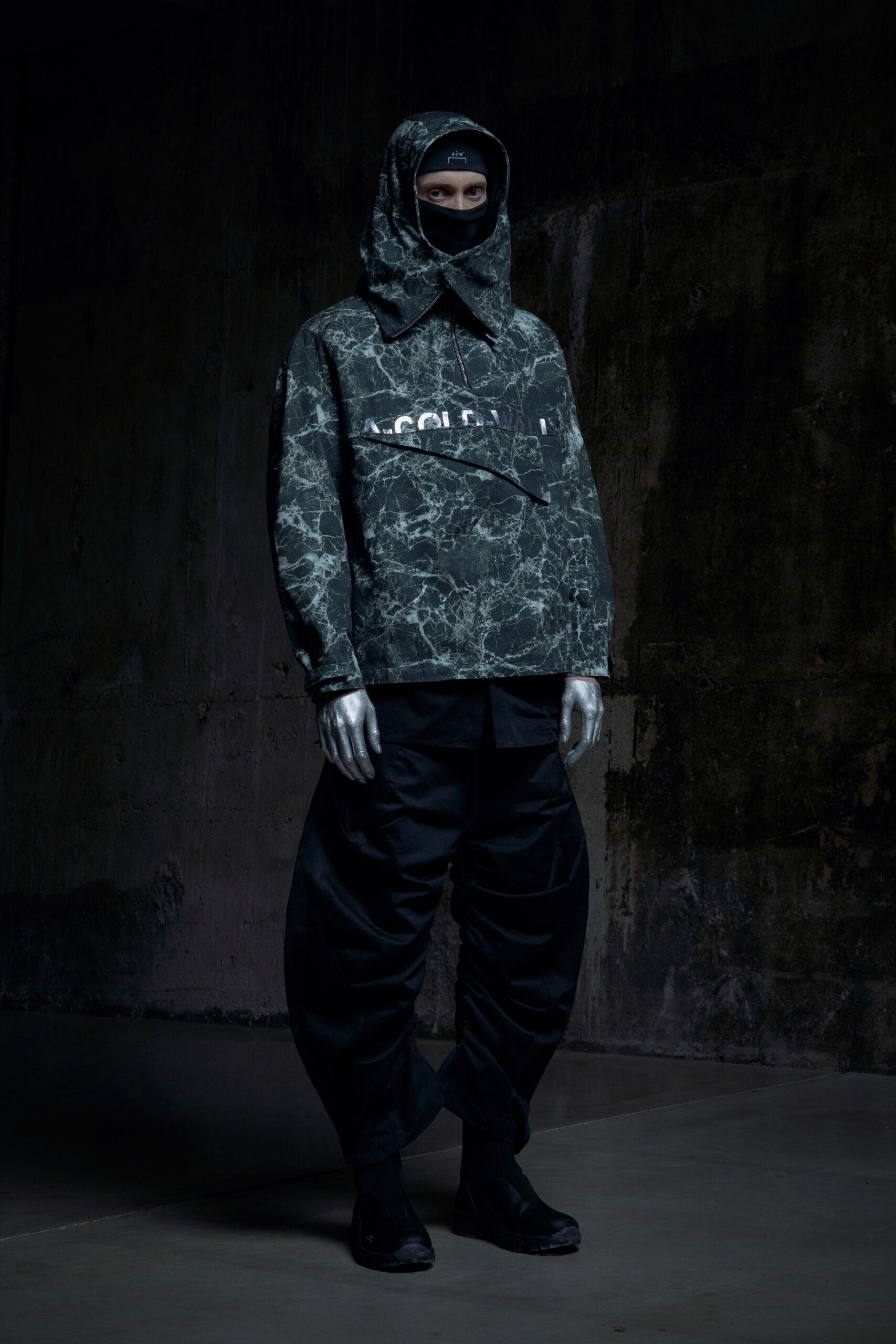 black and gray relaxed hoodie and pants