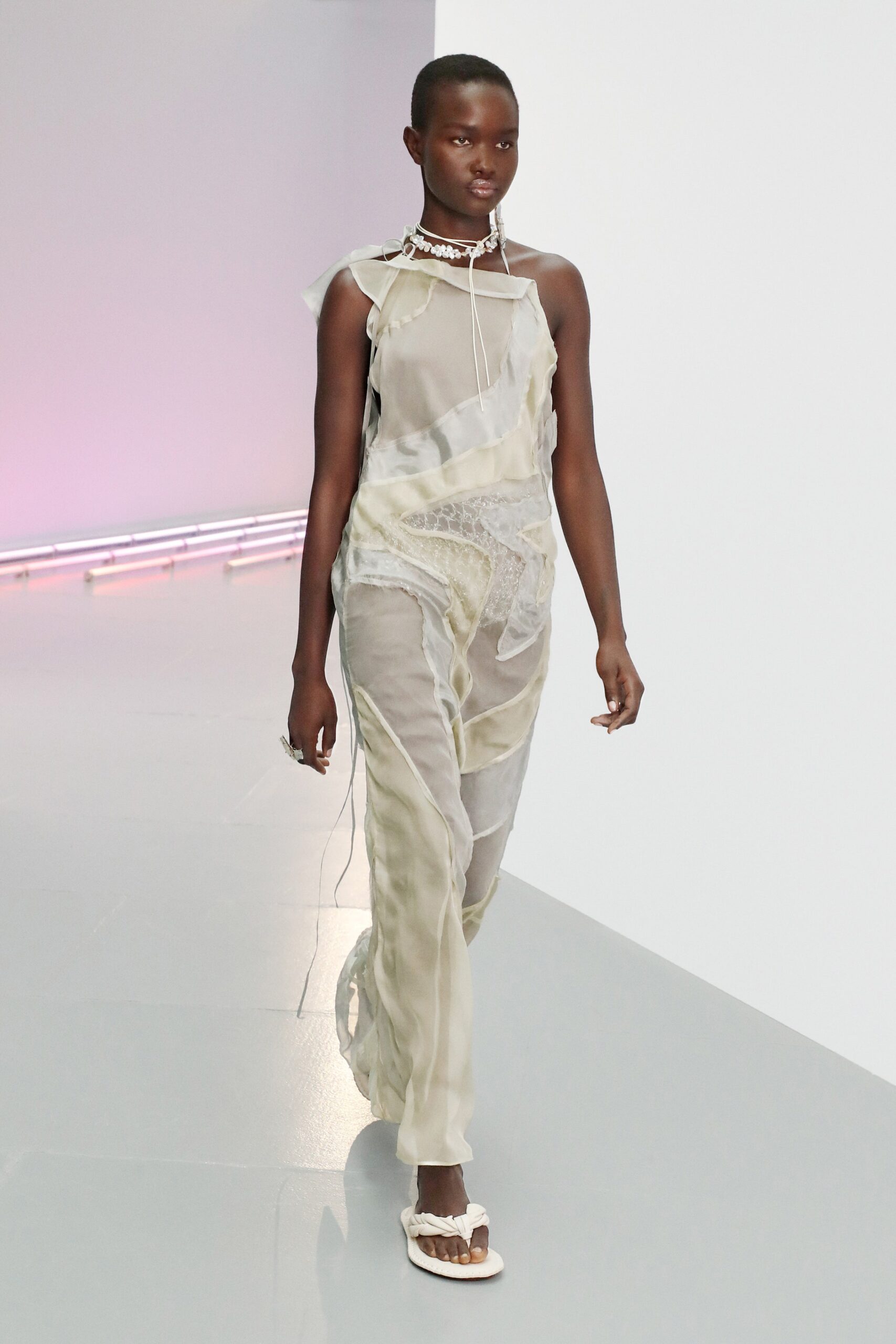 white beige sheer maxi dress