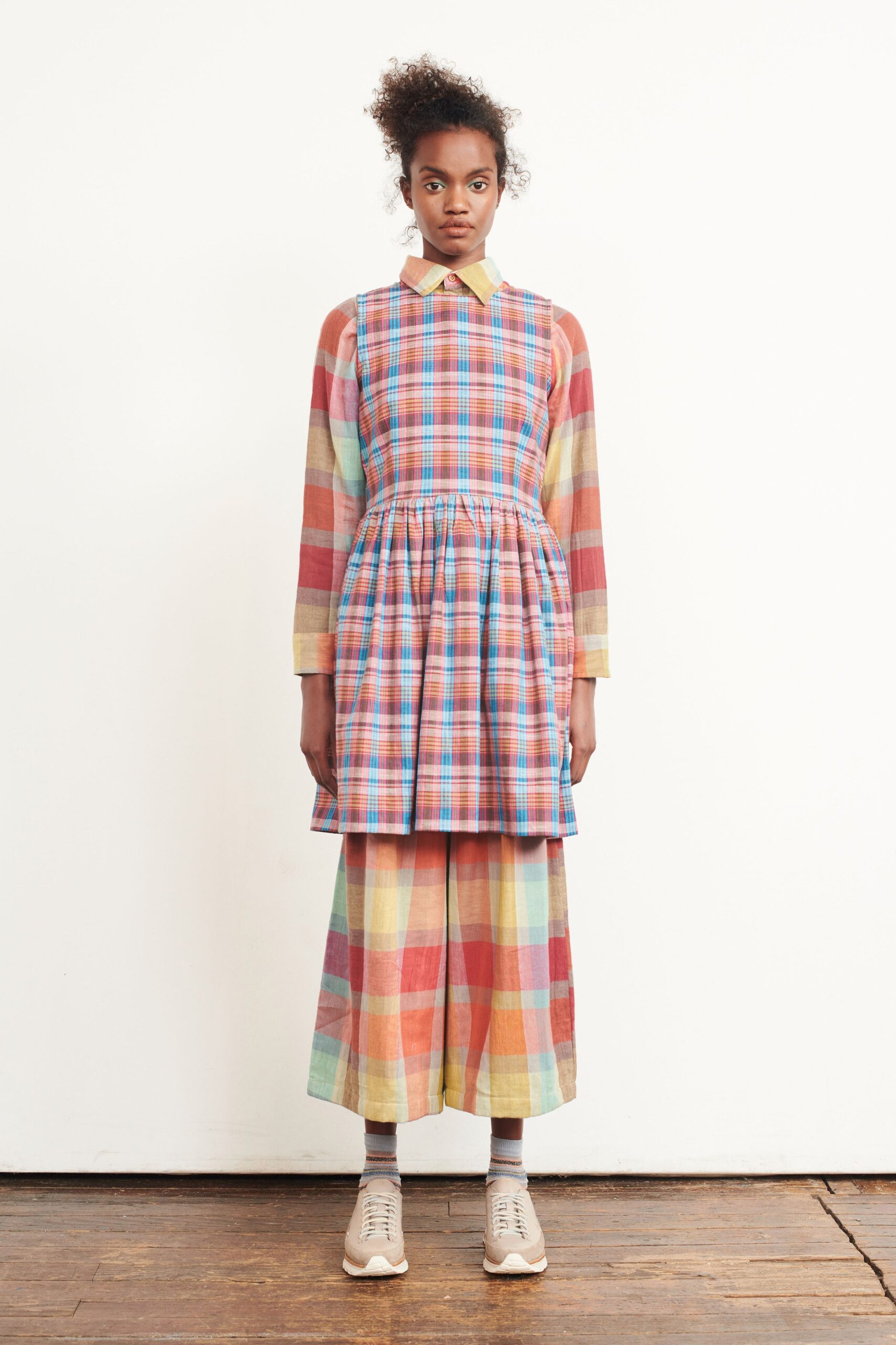 multi-colored relaxed dress