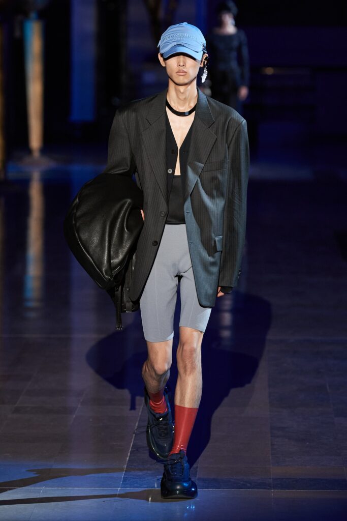 black blazer with fitted top