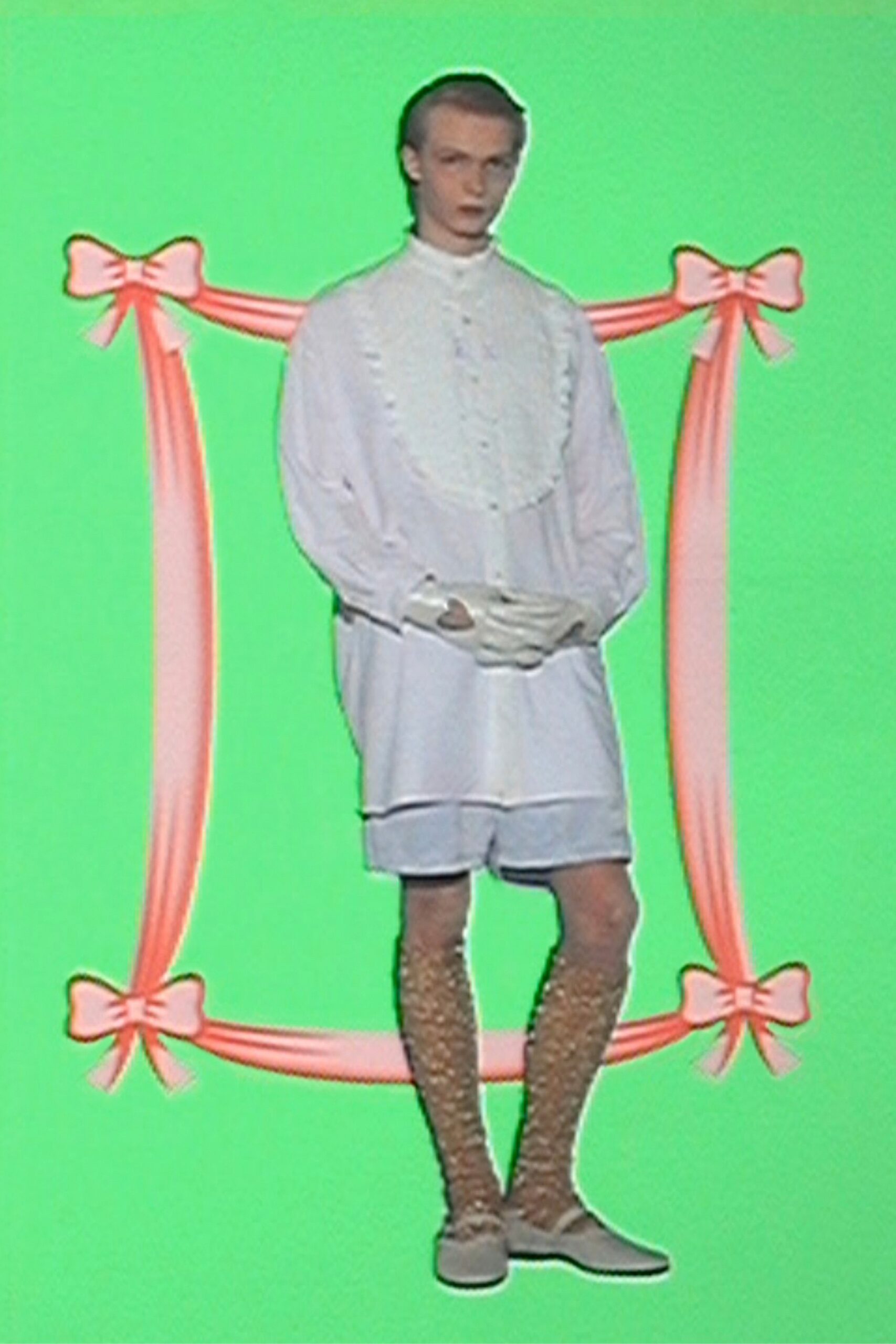white cotton shirt and shorts