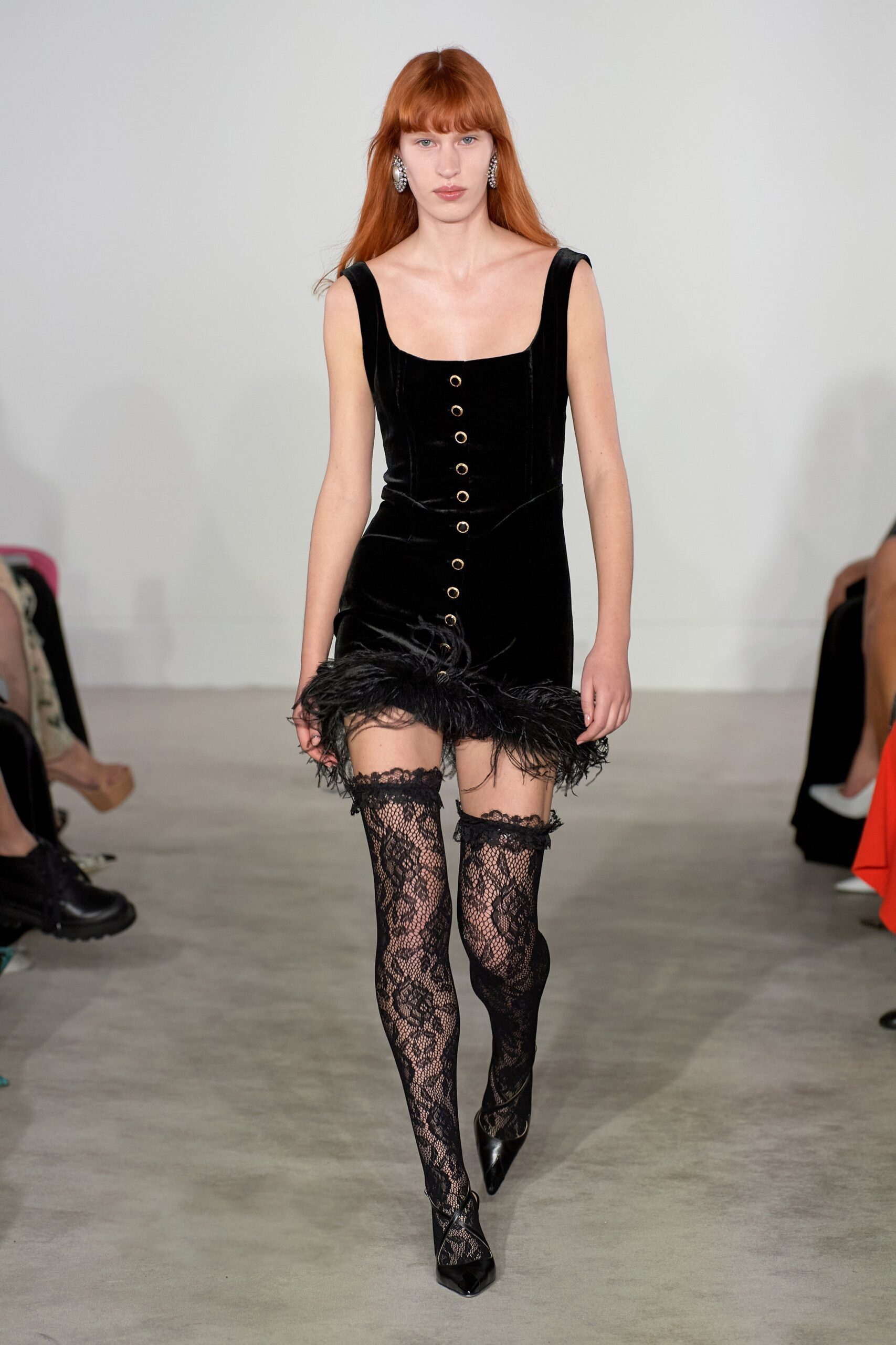 black velvet mini dress