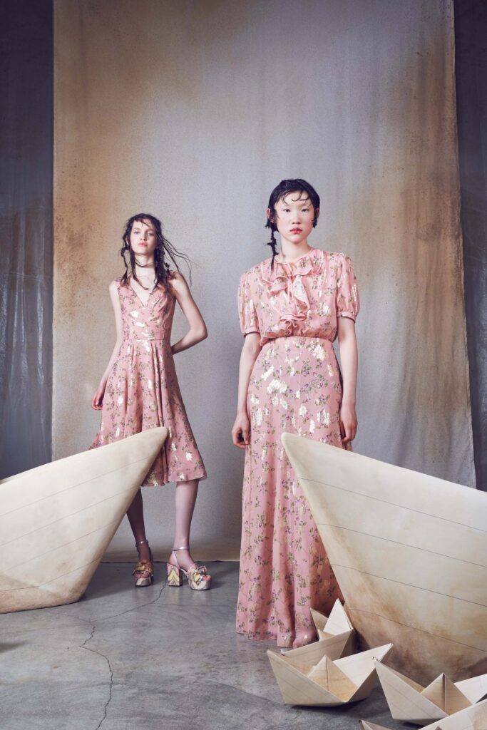 pink floral midi and maxi dresses