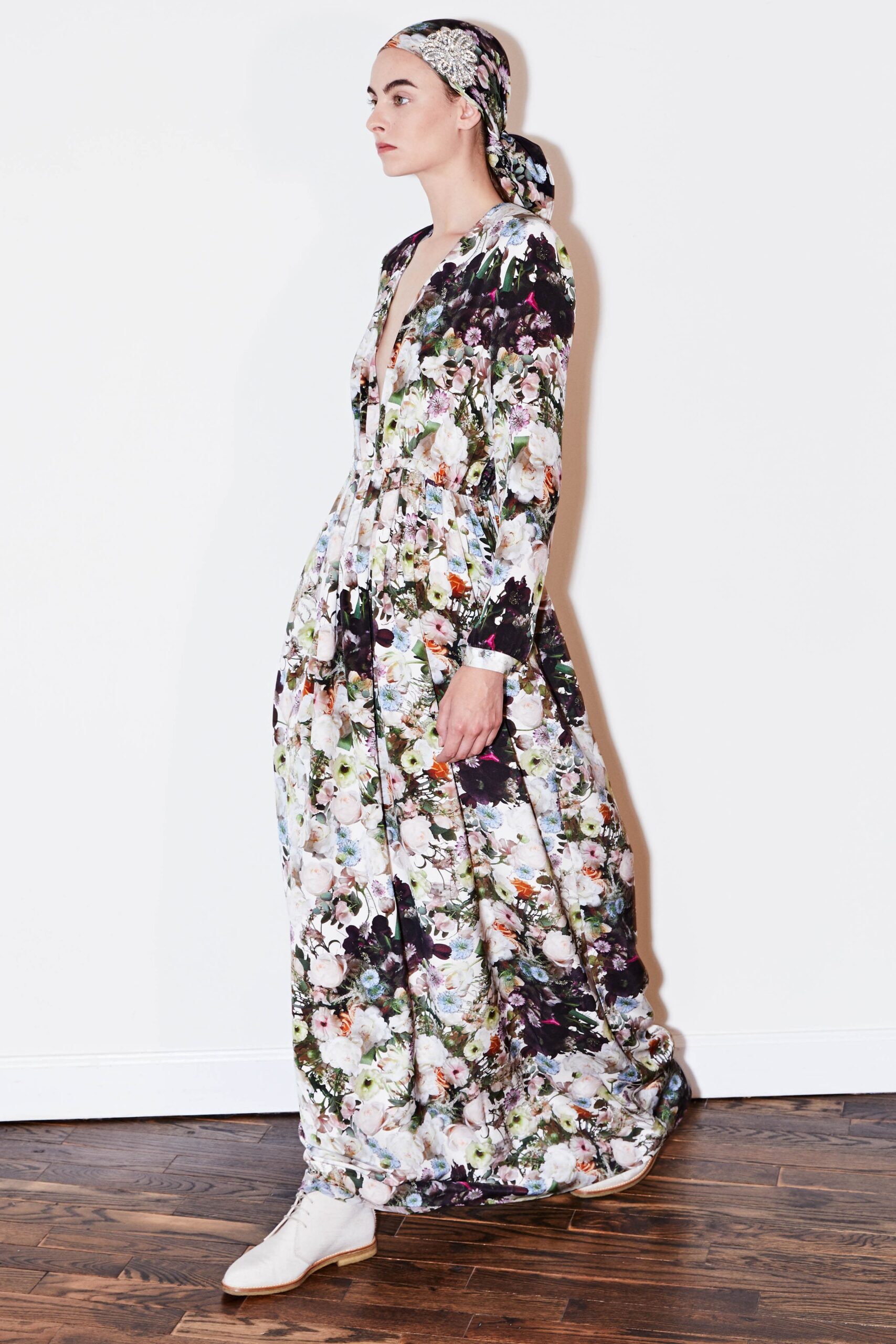 floral maxi dress