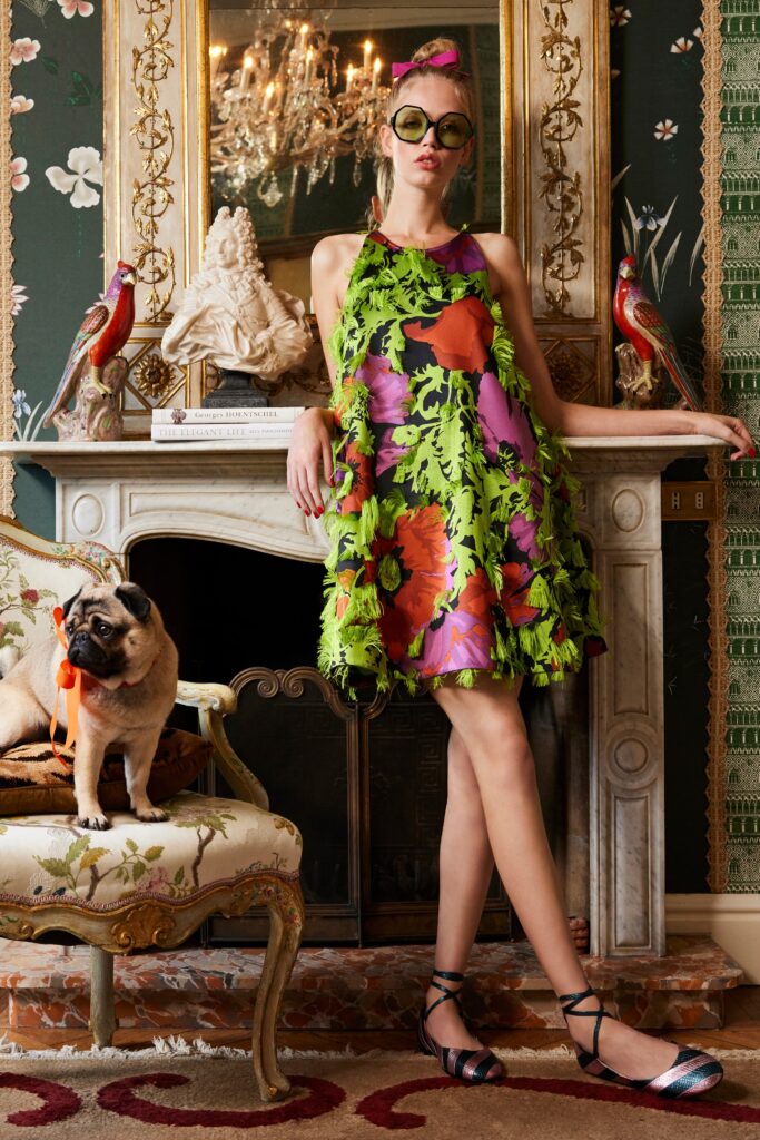 short ruffled halter dress