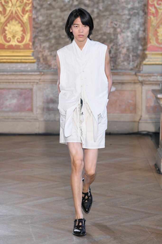 white relaxed sleeveless dress