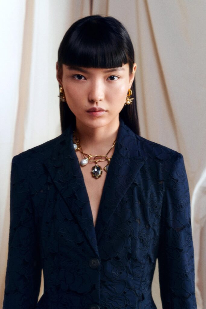 black silk tailored blazer