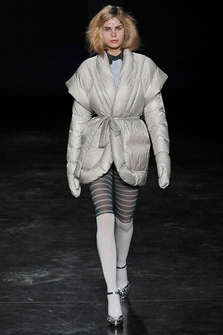 gray vinyl relaxed jacket