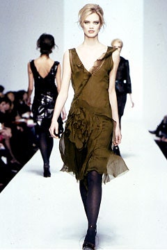 green silk sleeveless dress