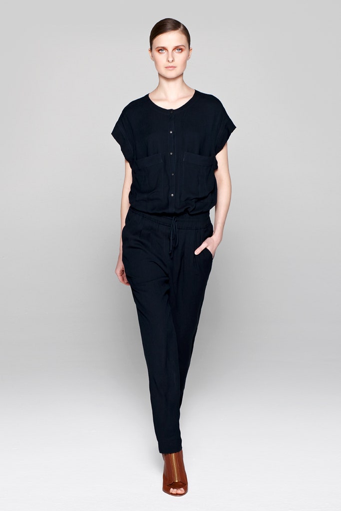 black relaxed shirt and pants