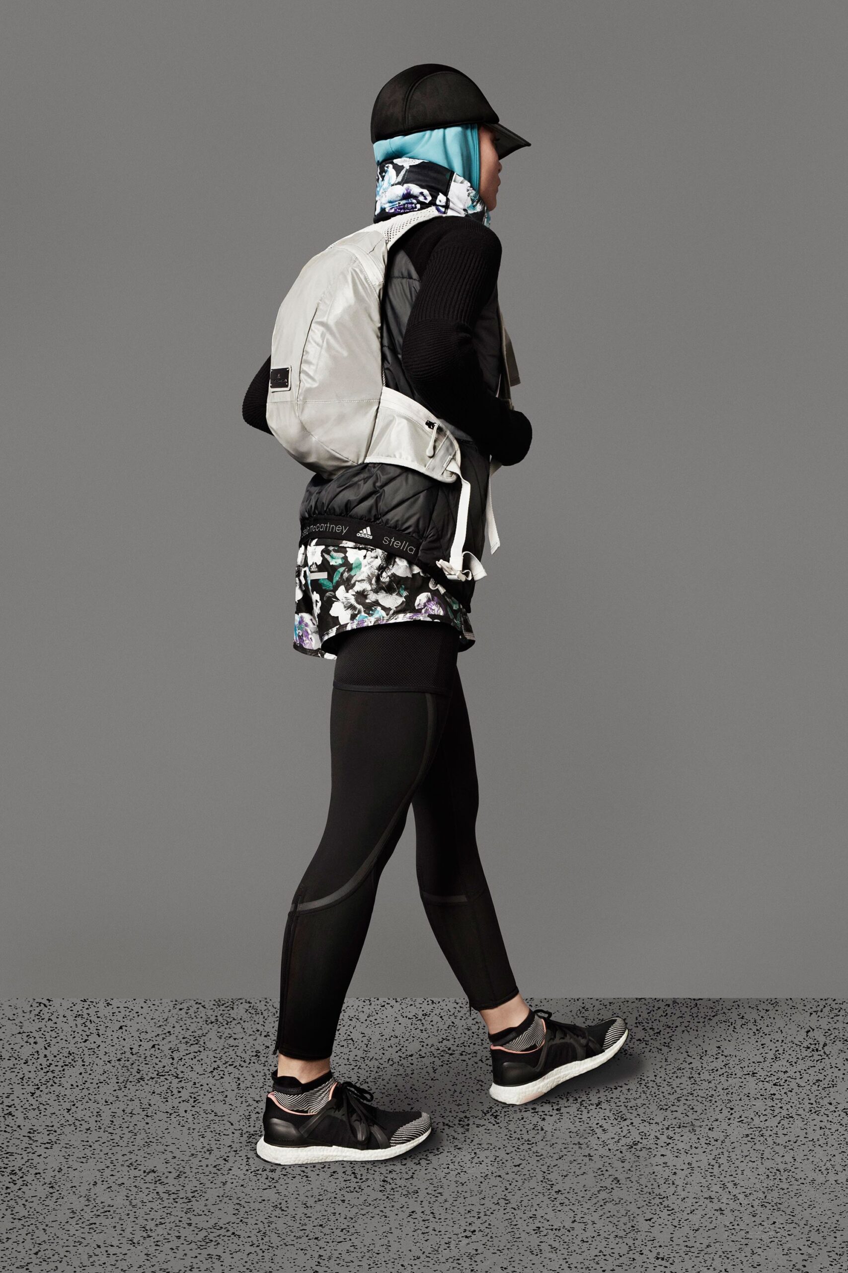 black jersey fitted pockets leggings