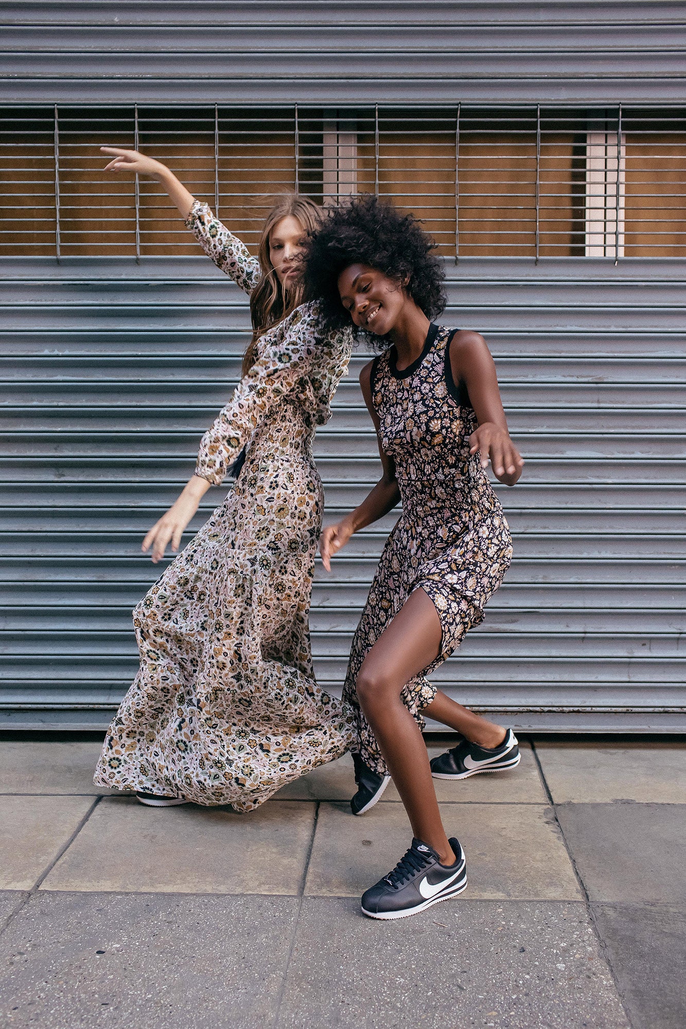 multi-colored fitted dresses