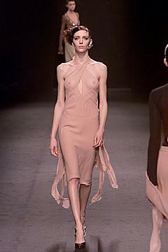fitted pink silk sleeveless dress