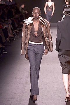 brown fur fitted layered jacket