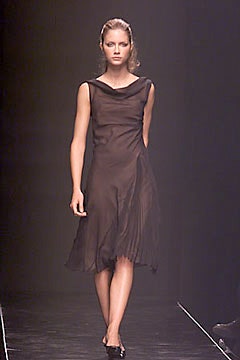 black silk sleeveless dress