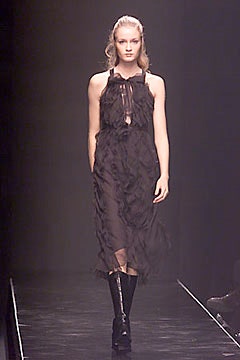 black silk sleeveless dress