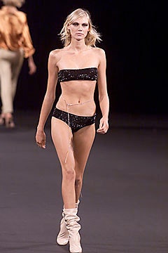 black sequined bikini