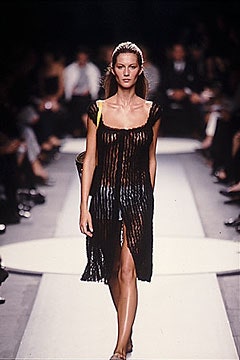 black sheer sleeveless dress