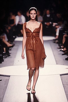 brown silk sleeveless dress