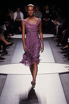 purple silk sleeveless dress