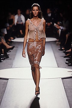 beige silk sleeveless v-neck fitted ruffled sheer top