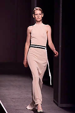 fitted beige silk dress