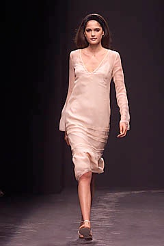 beige silk fitted midi dress