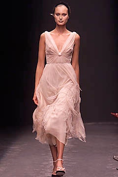 beige silk sleeveless dress
