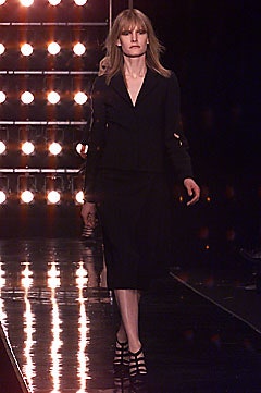 black leather shoes