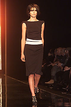 fitted black midi dress