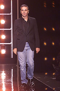 blue denim relaxed jeans