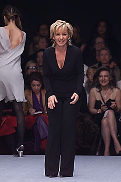 black fitted top and pants
