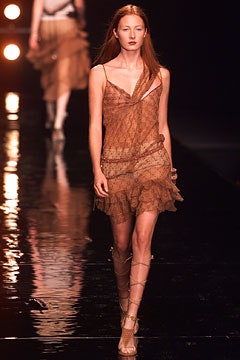 brown silk sleeveless mini dress