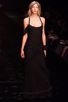 black silk sleeveless dress