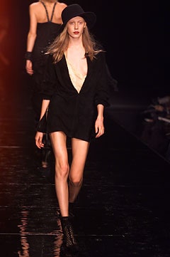 black silk long-sleeve v-neck fitted buttoned mini dress