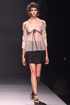 beige chiffon long-sleeve collared relaxed pleated sheer top