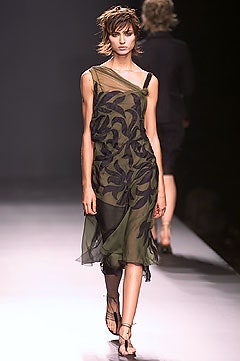 green silk sleeveless dress