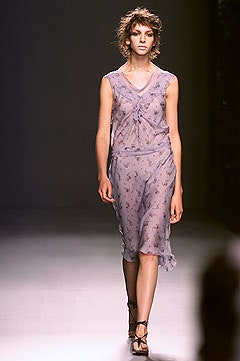 purple silk sleeveless dress