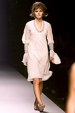 white silk fitted dress