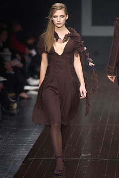 brown silk sleeveless dress