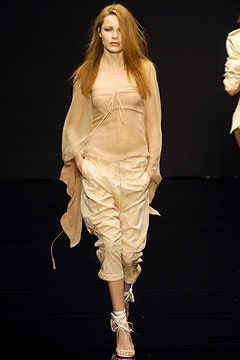 beige silk relaxed zippered pants