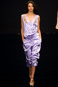 purple satin relaxed jumpsuit