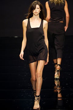 black silk sleeveless mini dress