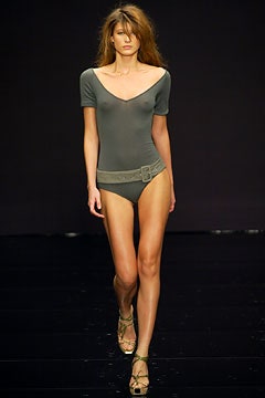 gray fitted bodysuit