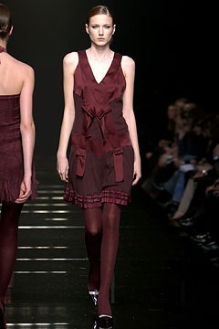 fitted maroon silk mini dress